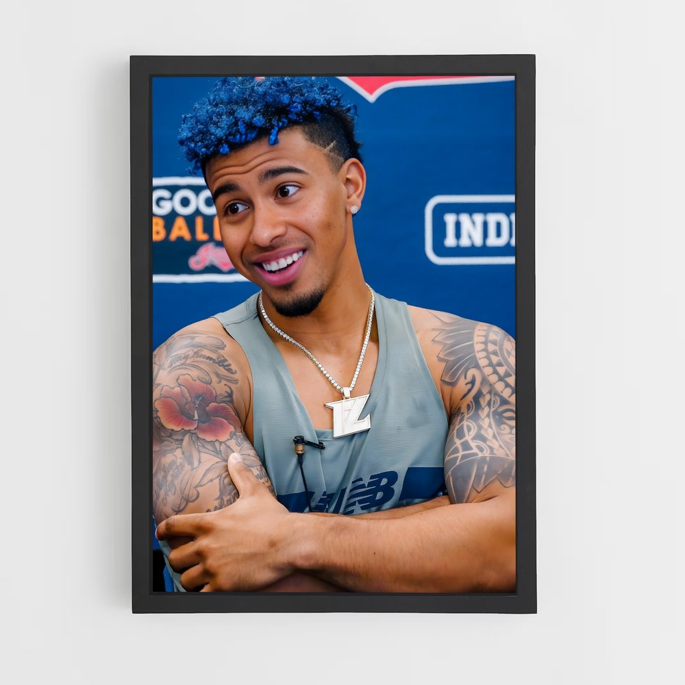 Poster Francisco lindor – affiche Baseball (vue 2)